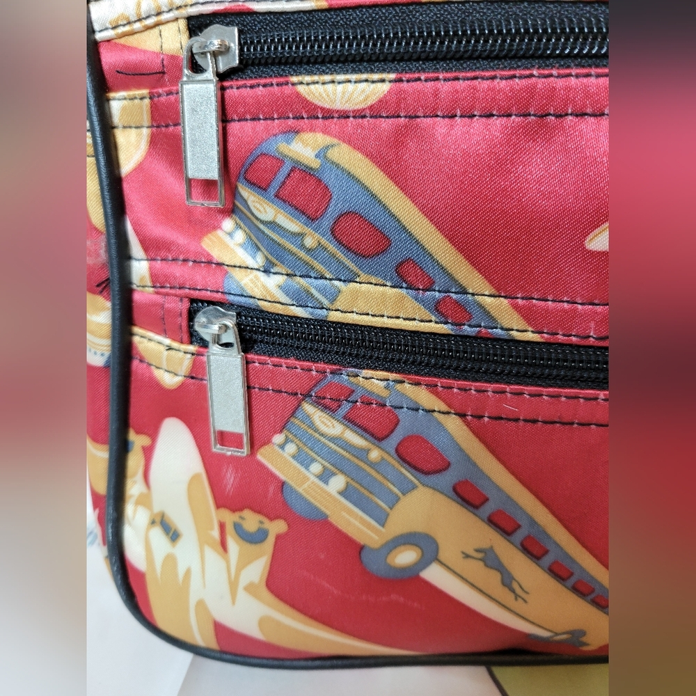 Sydney To Go Campy Red and Yellow Travel Bag - Picture 3 of 13